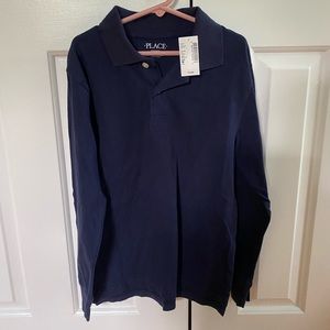 Brand new long sleeve polo shirt